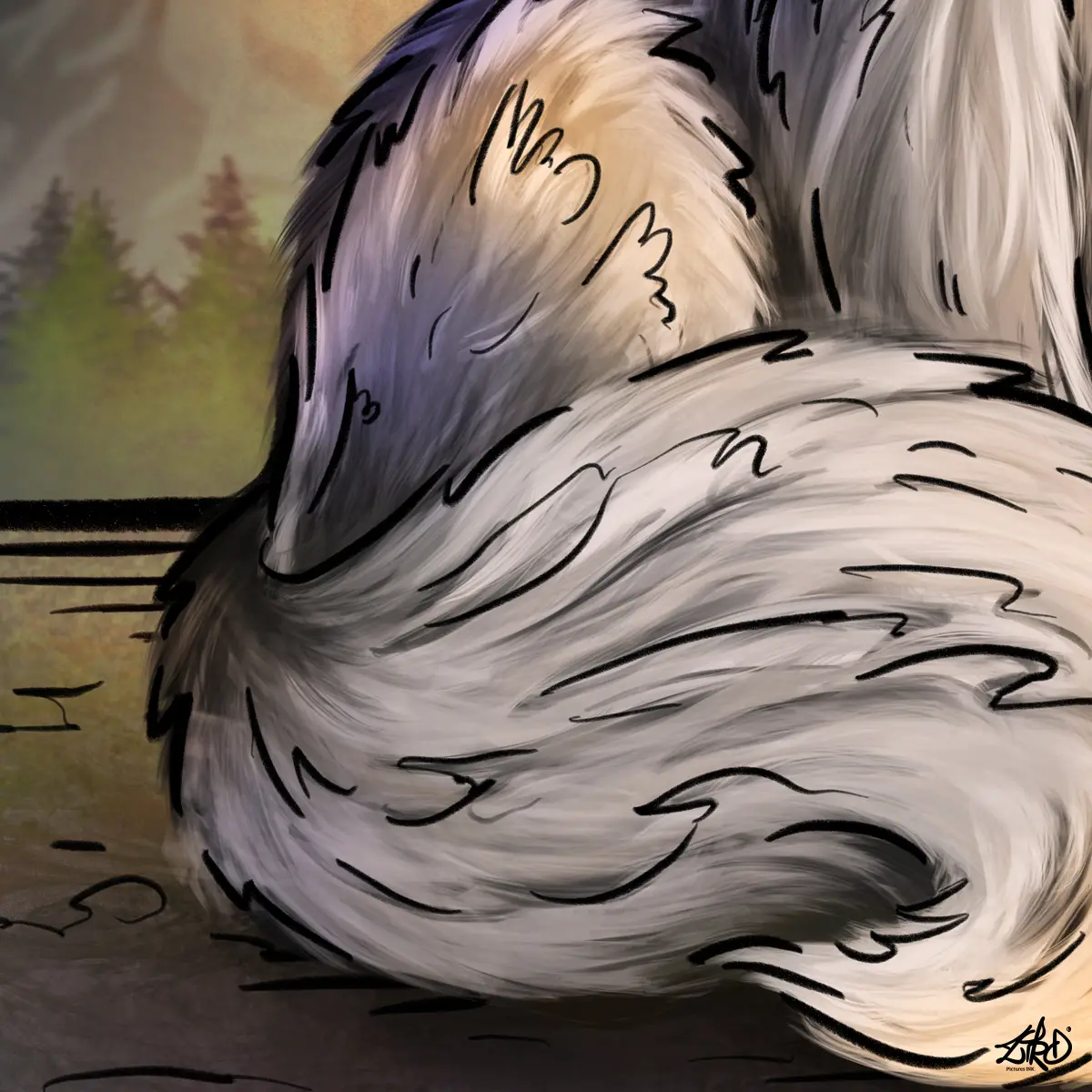 Ilustración digital de Ketty con Procreate por Ziro Pictures INK - Detalle 1