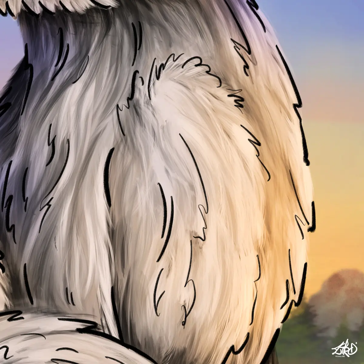 Ilustración digital de Ketty con Procreate por Ziro Pictures INK - Detalle 2