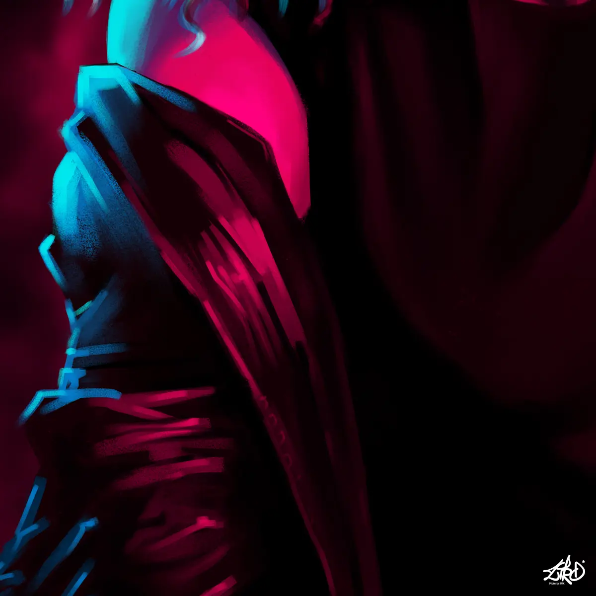 Ilustración digital de Lauren Nine con Photoshop por Ziro Pictures INK - Detalle 1