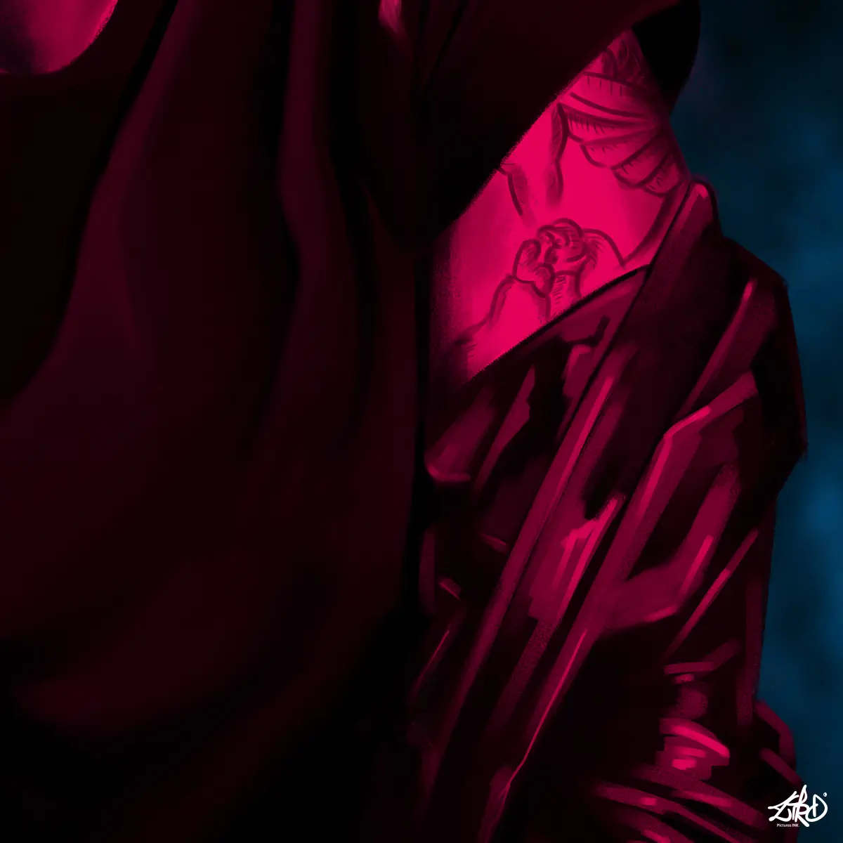 Ilustración digital de Lauren Nine con Photoshop por Ziro Pictures INK - Detalle 2