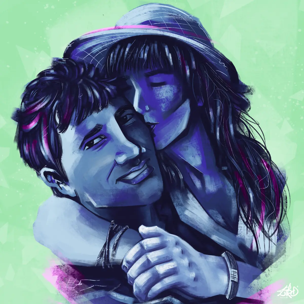 Ilustración digital de boda con Procreate por Ziro Pictures INK - Detalle 1